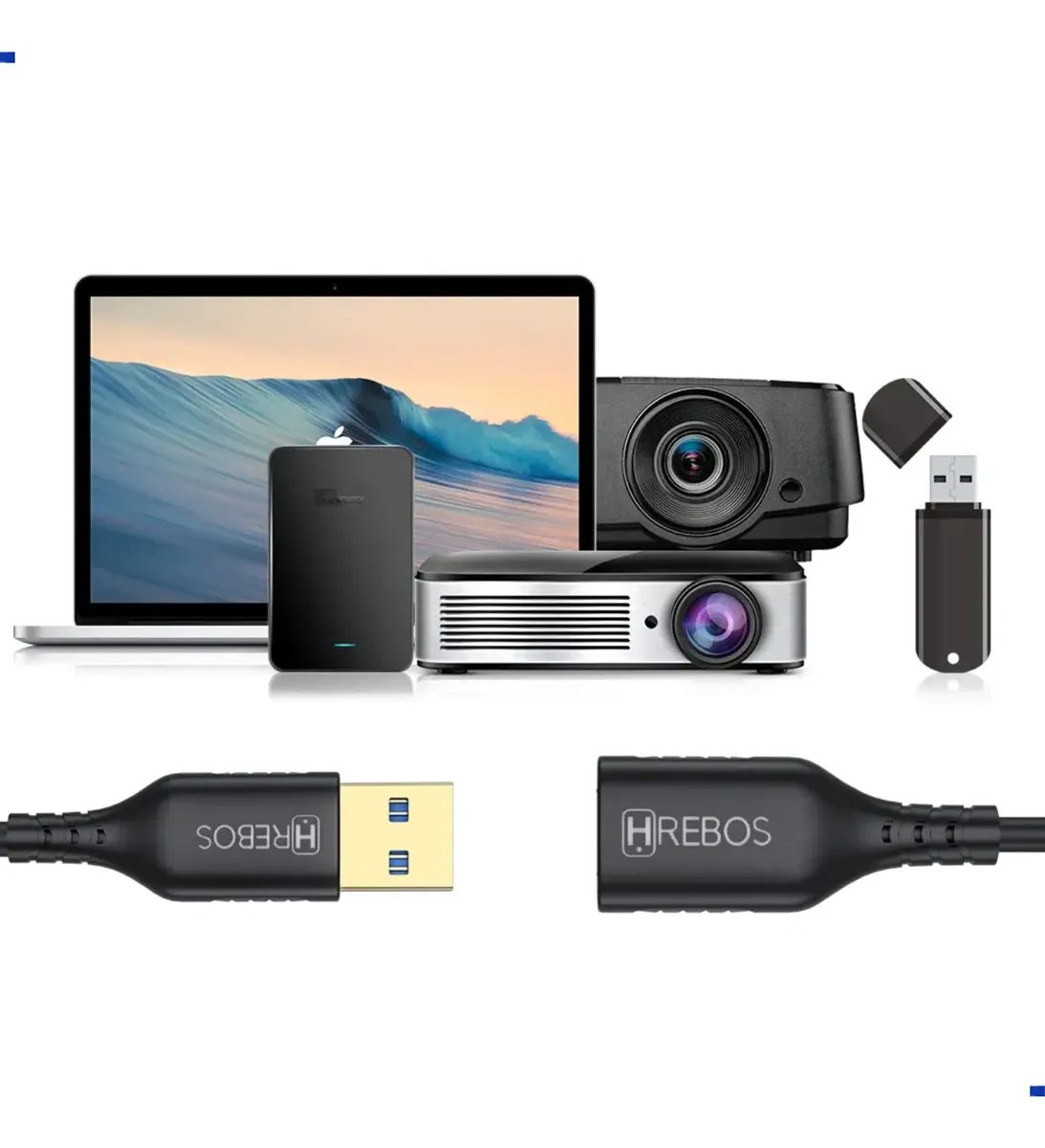 Cabo Extensor Usb 3 Metros