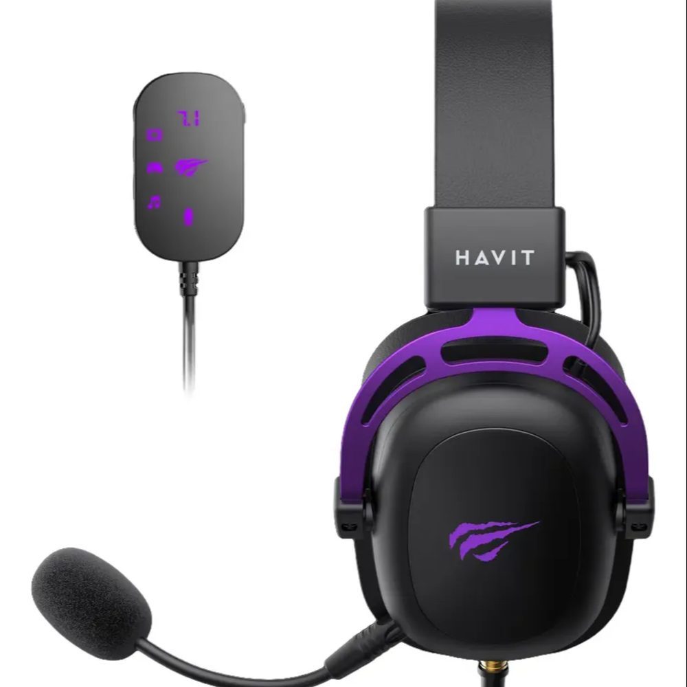 Headset Gamer Havit H2002c+u Usb P2 Drivers 53mm