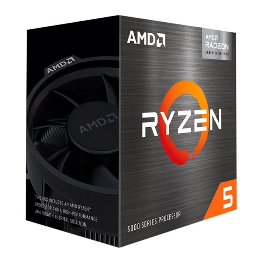 Processador AMD Ryzen 5 5600GT, 3.6 GHz (4.6GHz Max Turbo), Cache 4MB, 6 Núcleos, 12 Threads, AM4, Com Vídeo Integrado - 100-100001488BOX